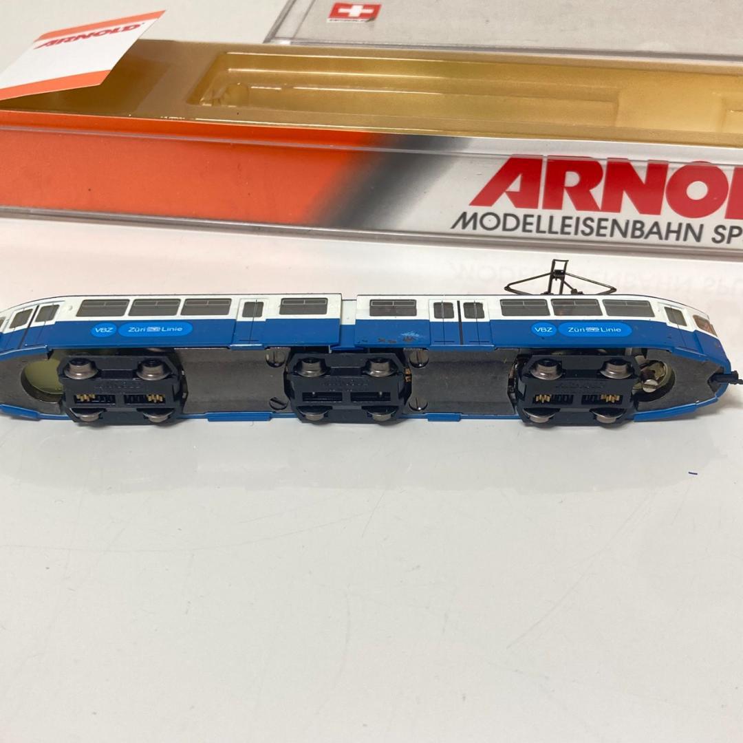 ▼ARNOLD　鉄道模型　Nゲージ　チューリッヒ市交通局　路面電車　アーノルド