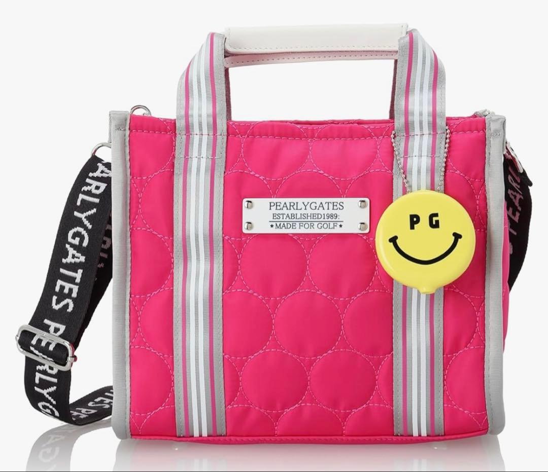 新品 未使用 パーリーゲイツ カートバッグ LoveGOLFシリーズ ピンク