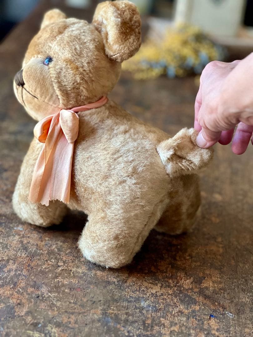 ヴィンテージ　くまのぬいぐるみ　熊　テディベア　アンティーク　レトロ　古道具