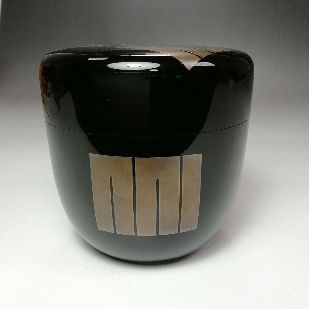 Ｓ４９４　棗　『源氏棗』『塗師　多田桂寛作』　共箱　茶道具