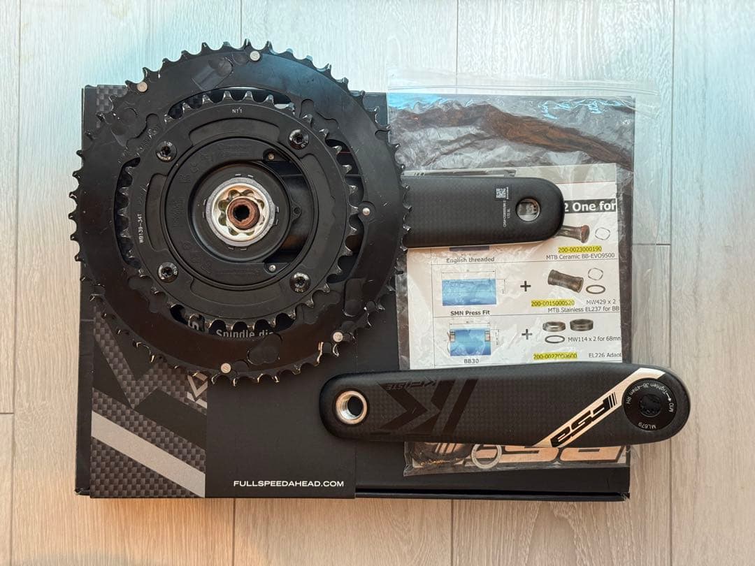 FSA Powerbox K-Forceカーボンクランク 172.5 50/34