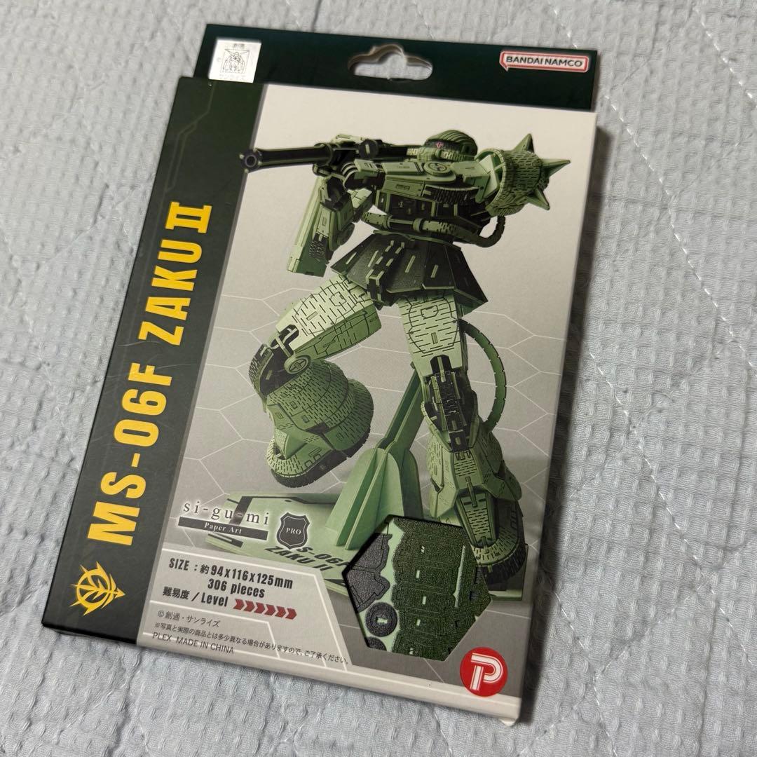 新品　Paper Art si-gu-mi PRO ガンダム/ザク計7点セット