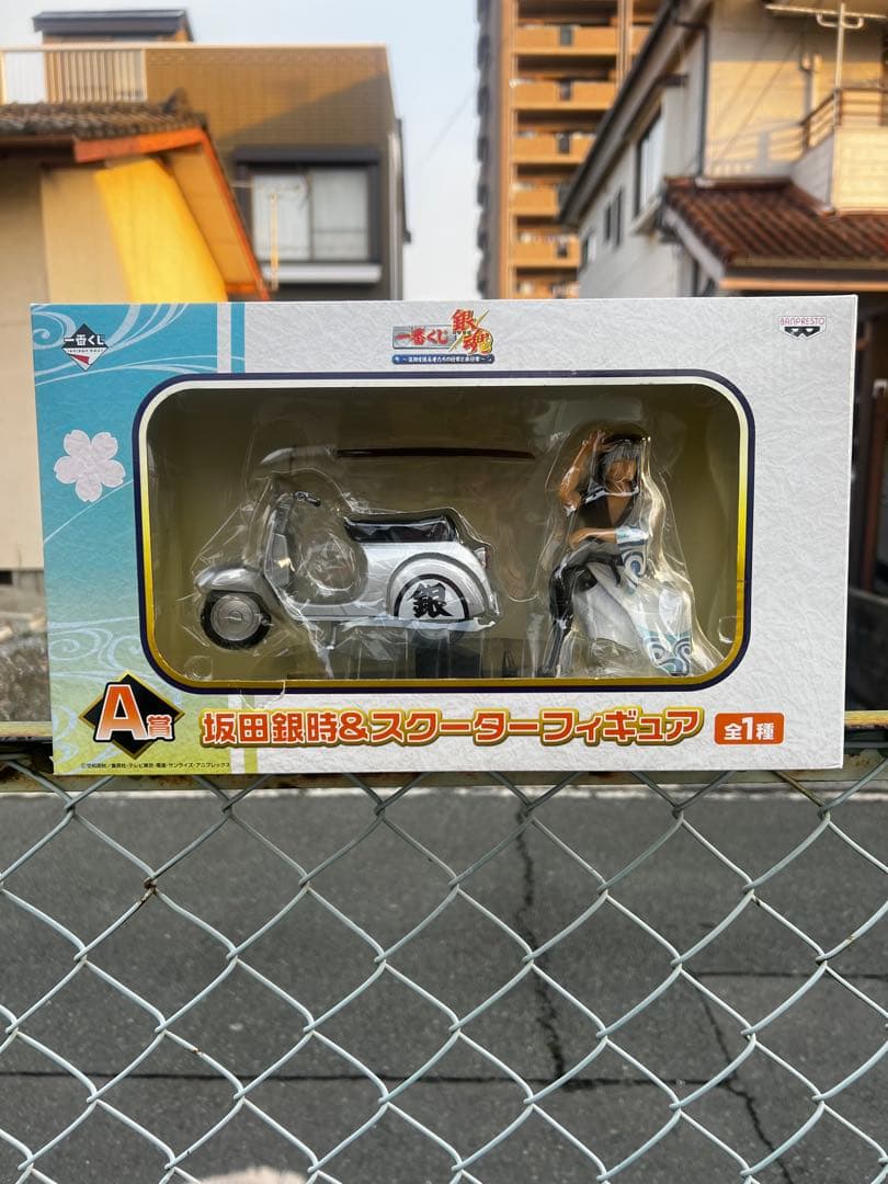 一番くじ　銀魂　坂田銀時 スクーター フィギュア　未開封