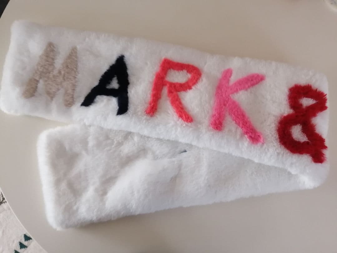 MARK＆LONAマーク＆ロナロゴ入りファーマフラー