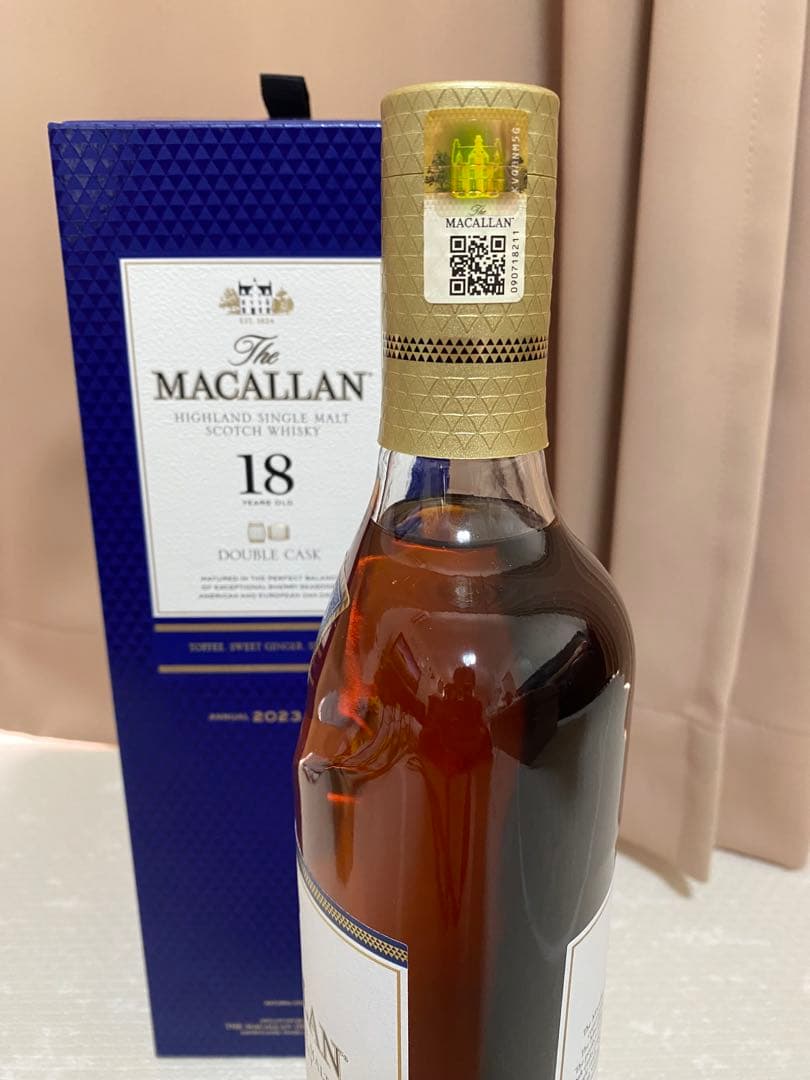 【新品未開封】ザ・マッカラン ダブルカスク 18年 700ml