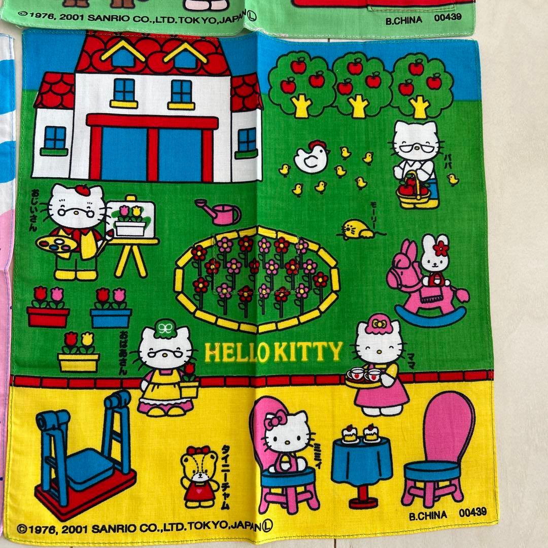 平成レトロ　レア！希少！ハローキティ ハンカチセット 2001年製　新品未使用