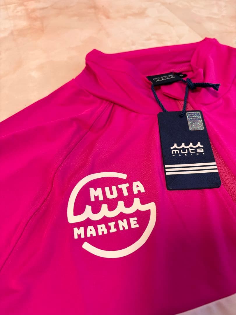 MUTA MARINE ピンク ジップアップジャケット 新品タグ付き
