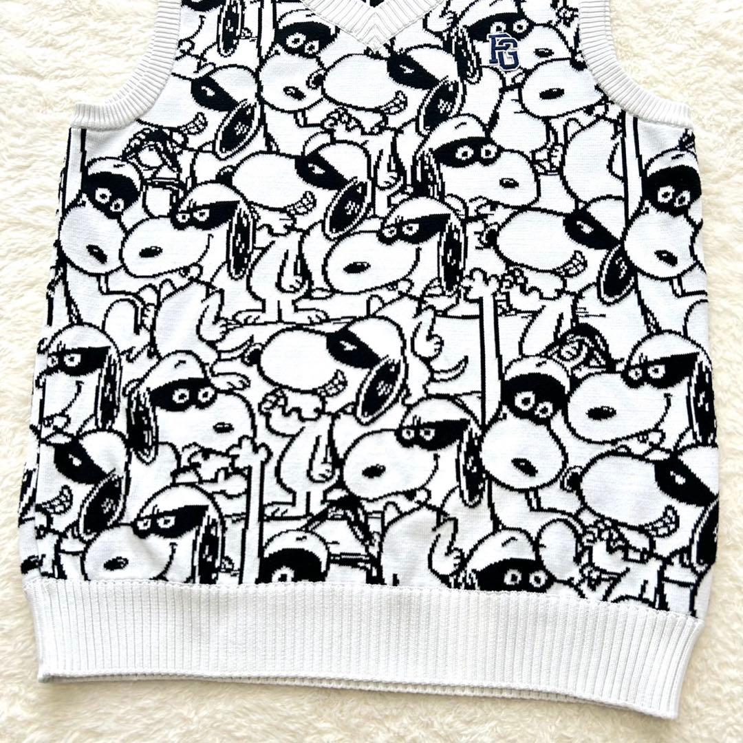 【極美品】PEARLY GATES パーリーゲイツ ニットベスト スヌーピー 5