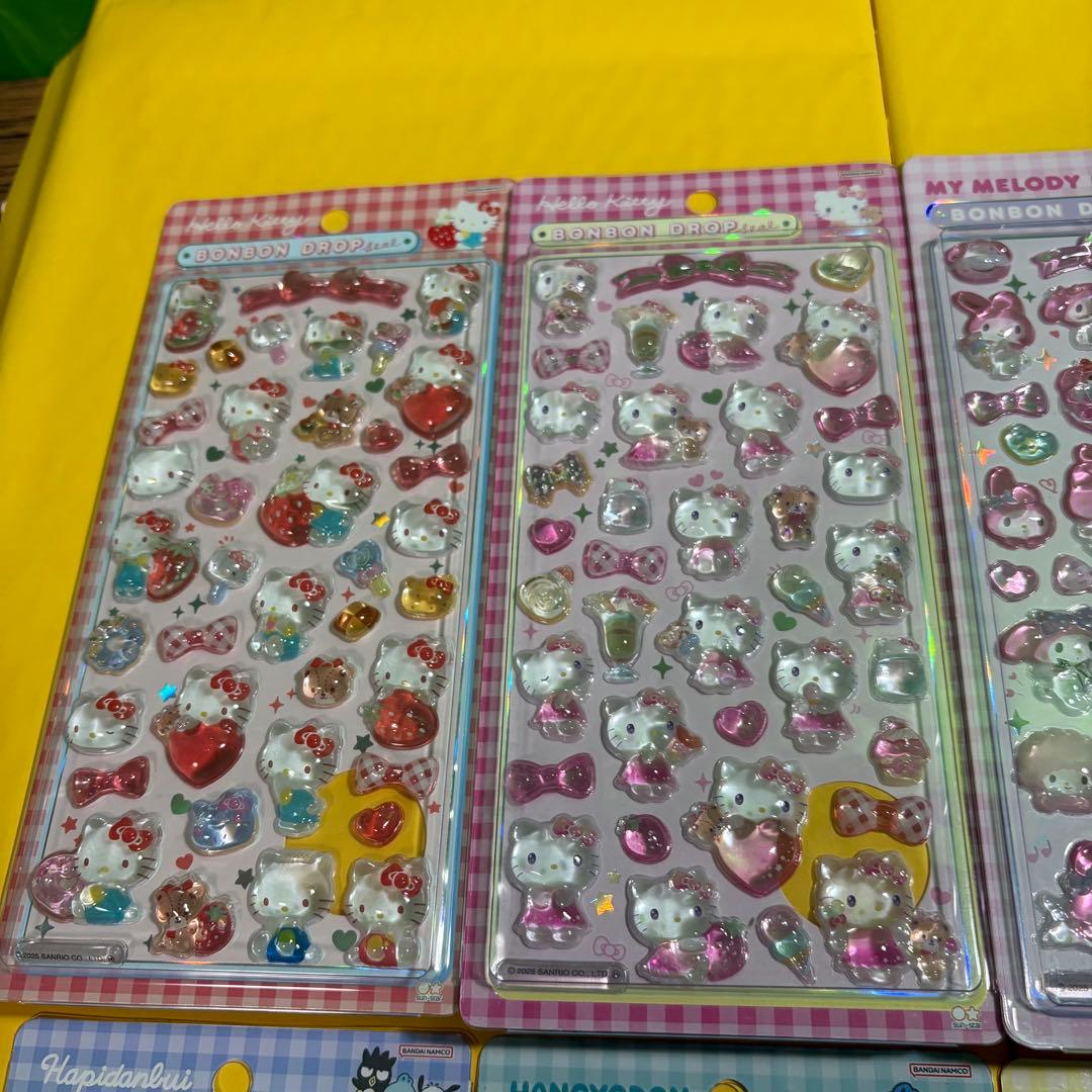 【正規品】ボンボンドロップシール　サンリオ　全8枚セット