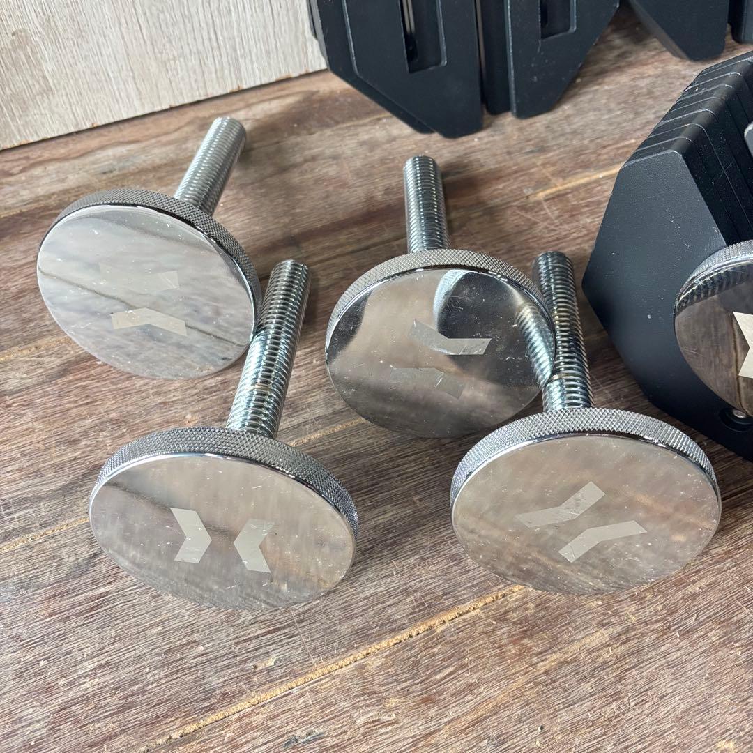 HAIGE 可変式ダンベル 4セット プレート総重量104kg ハイガー