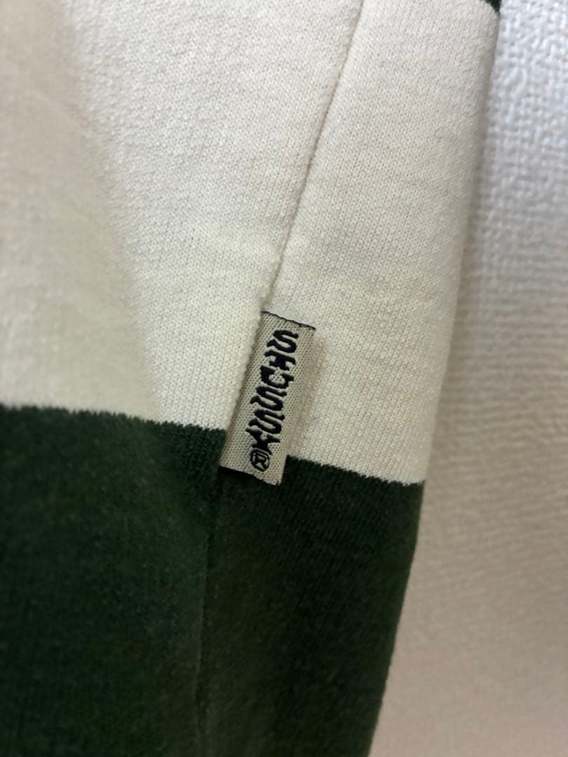 【希少】90s old stussy ラガーシャツ 白タグ USA製 Mサイズ