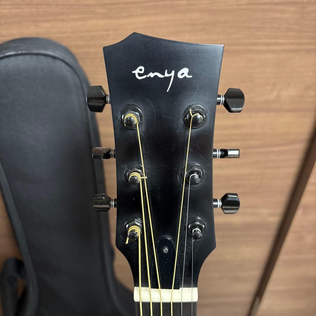ENYA EM-X1 PRO トランスアコースティックギター　ソフトケース付き