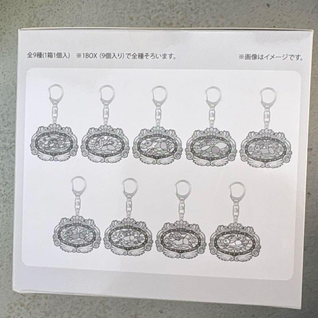 ポケパークカントー 限定　イーブイズ　アクリルキーホルダーフルコンプセット