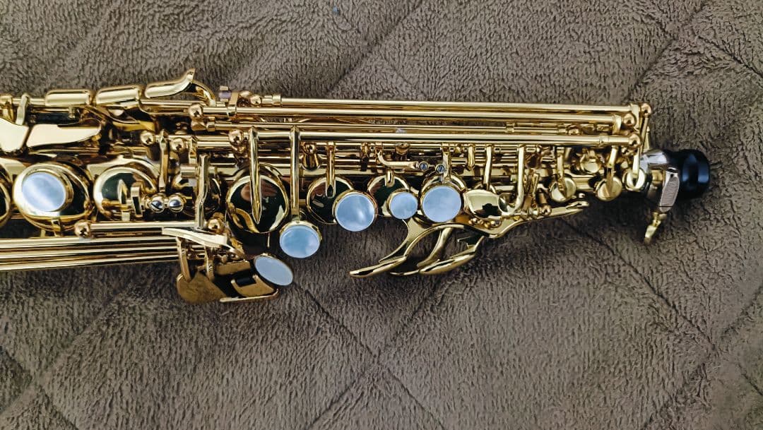 ヤマハソプラノサックスYSS-875EXHG　美品