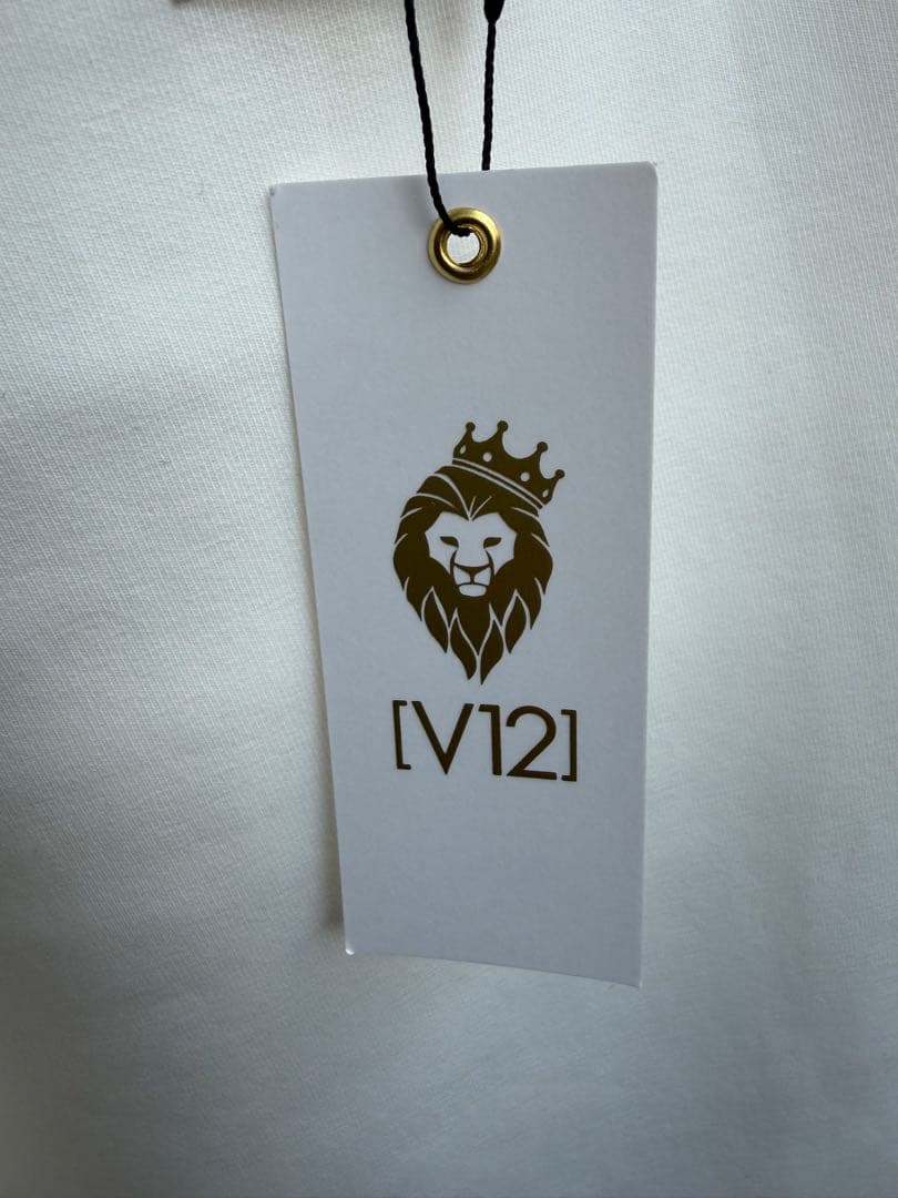 アッシュちゃん‼️V12 ヴィ•トゥエルブ ホワイト ストレッチ パンツ L