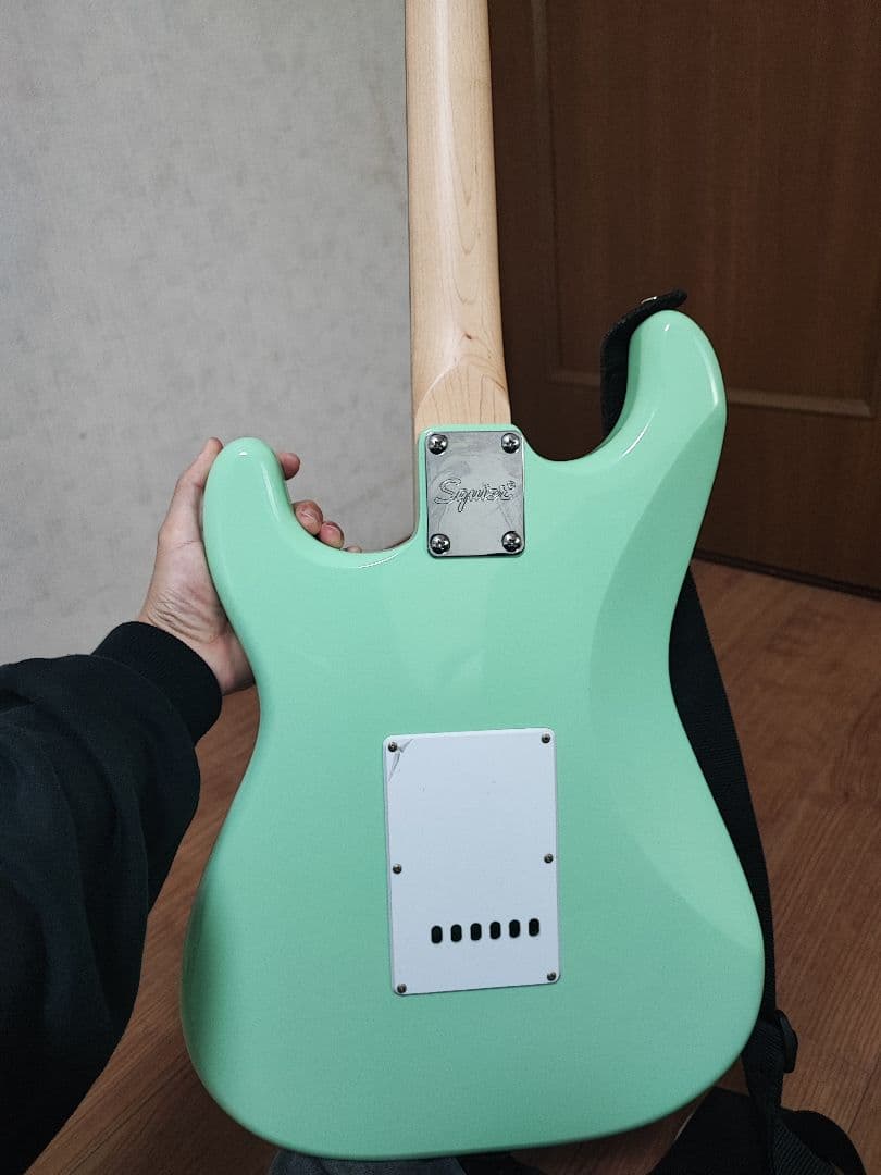 スクワイアー エレキギター ミントグリーン ストラト squier
