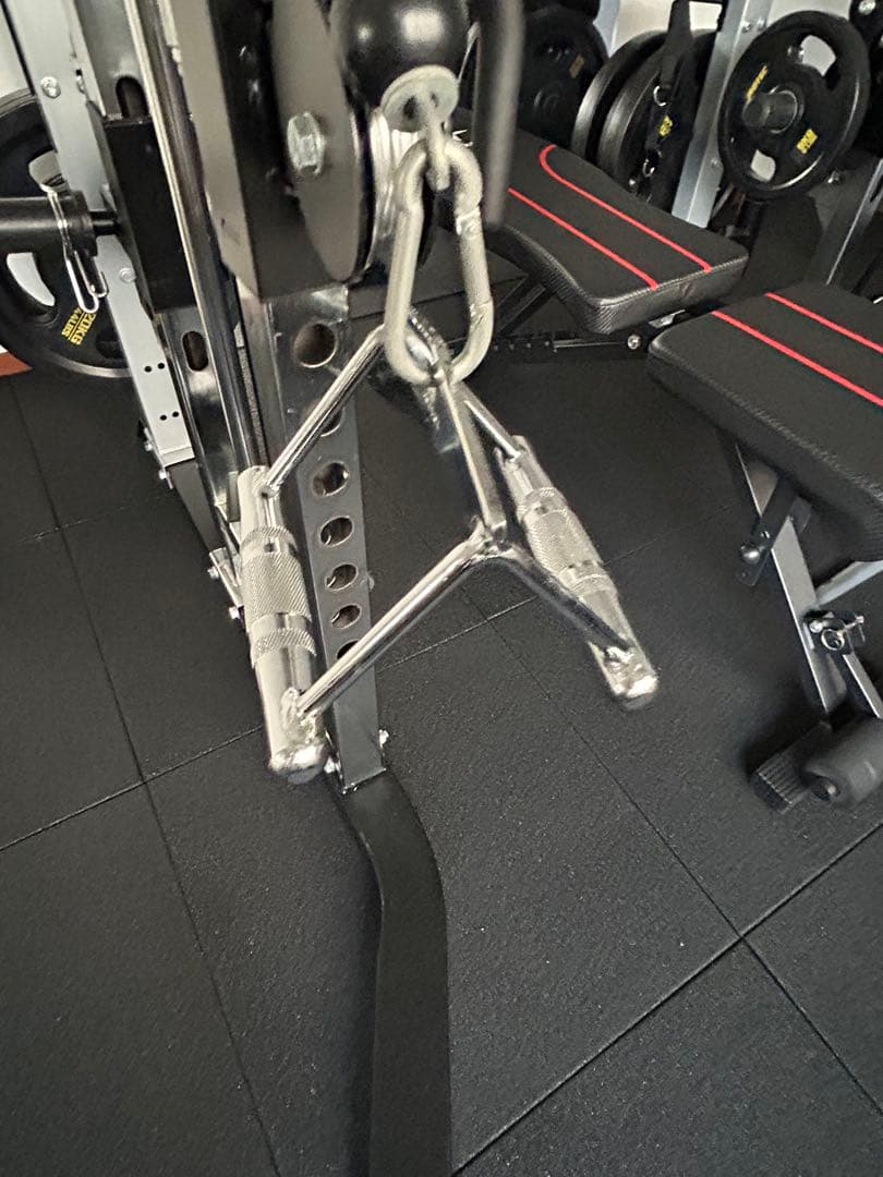 【引き取り限定】多機能トレーニングスタンドとバーベル