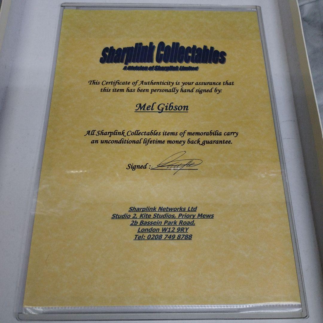 映画　ワンス・アンド・フォーエバー　メル・ギブソン　8Ｘ10 直筆サインフォト