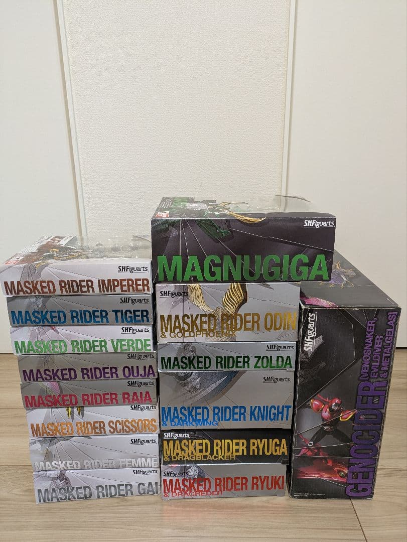 S.H.Figuarts フィギュアーツ　仮面ライダー龍騎　15個セット　開封済