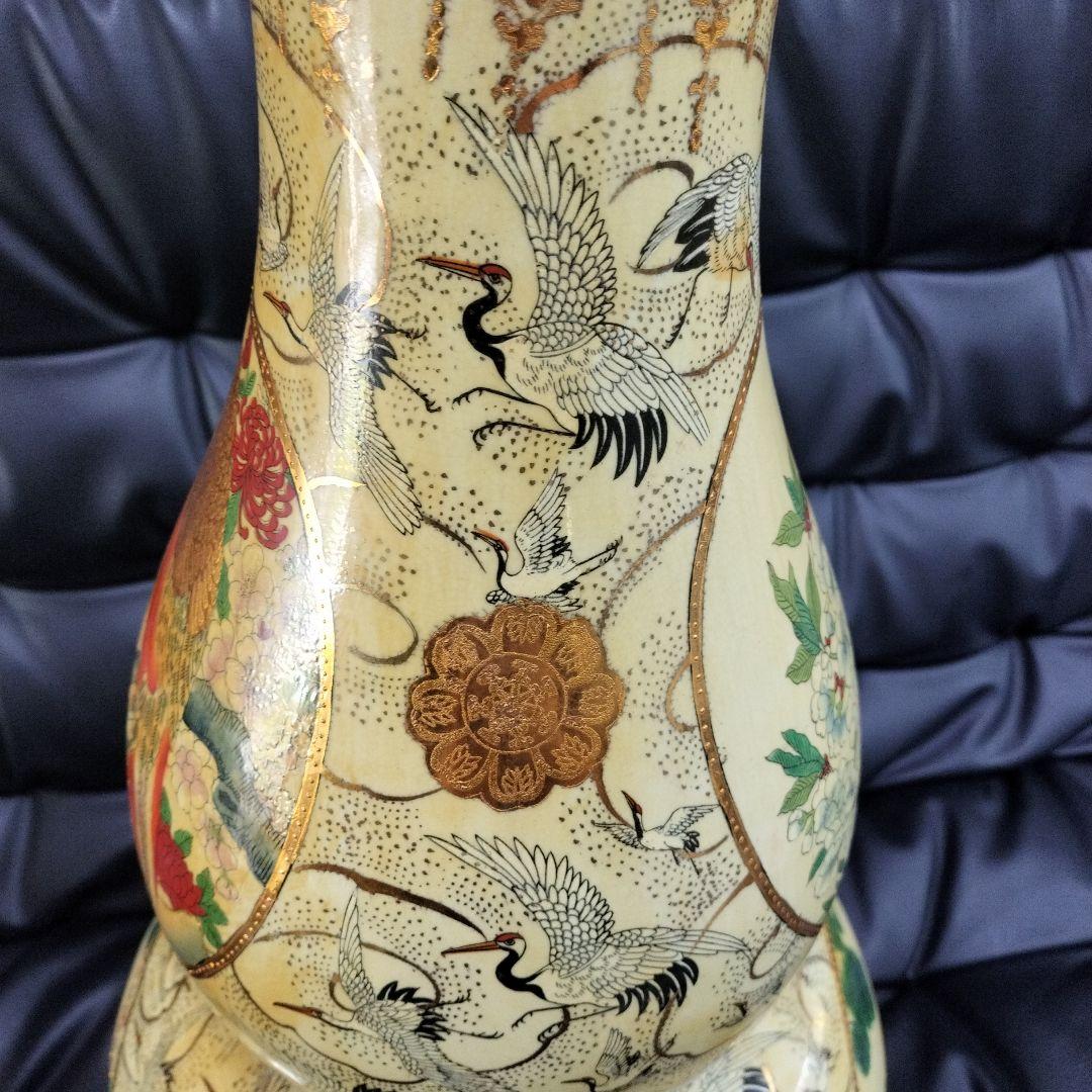 薩摩焼 61cm 瓢箪 飾り壷 骨董 アンティーク