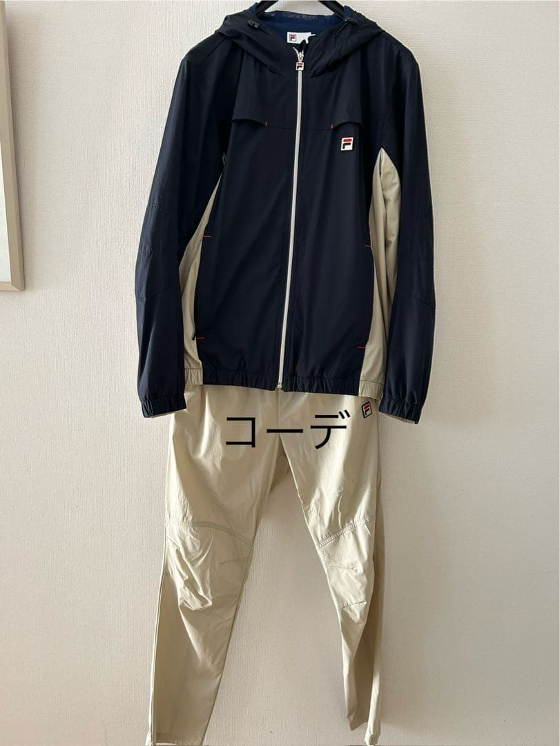 FILAテニス 未使用トラックジャケット ネイビーMメンズ