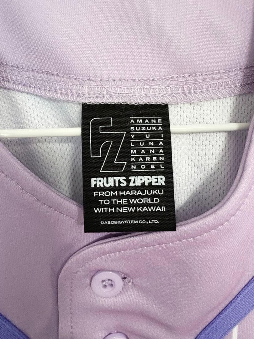 FRUITS ZIPPER 仲川瑠夏 ユニフォーム Tシャツ