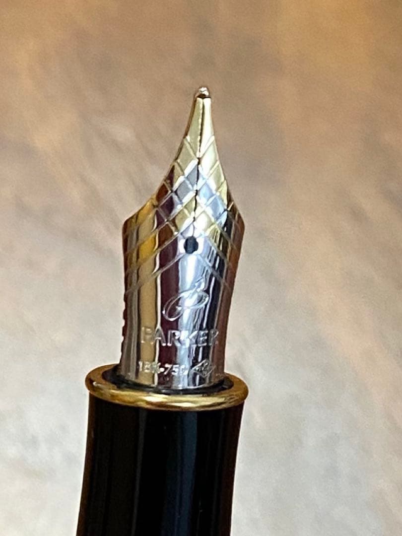 Parker シルバー万年筆　パーカー　ソネット plaque argent