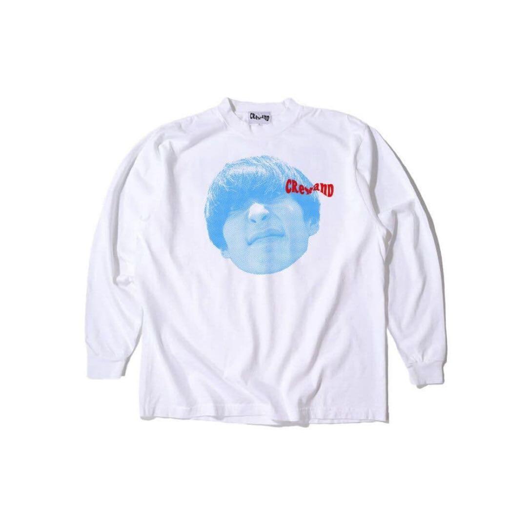 【新品未開封】FOMARE大陸×CREWANDコラボロンT 白・XL