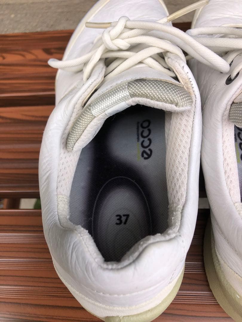 美品 ECCO ゴルフシューズ 37 23.5cm スパイクレス