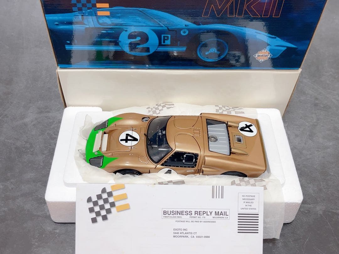 エグゾト 1/18 #4 フォード GT40 MK 2 ルマン24時間耐久