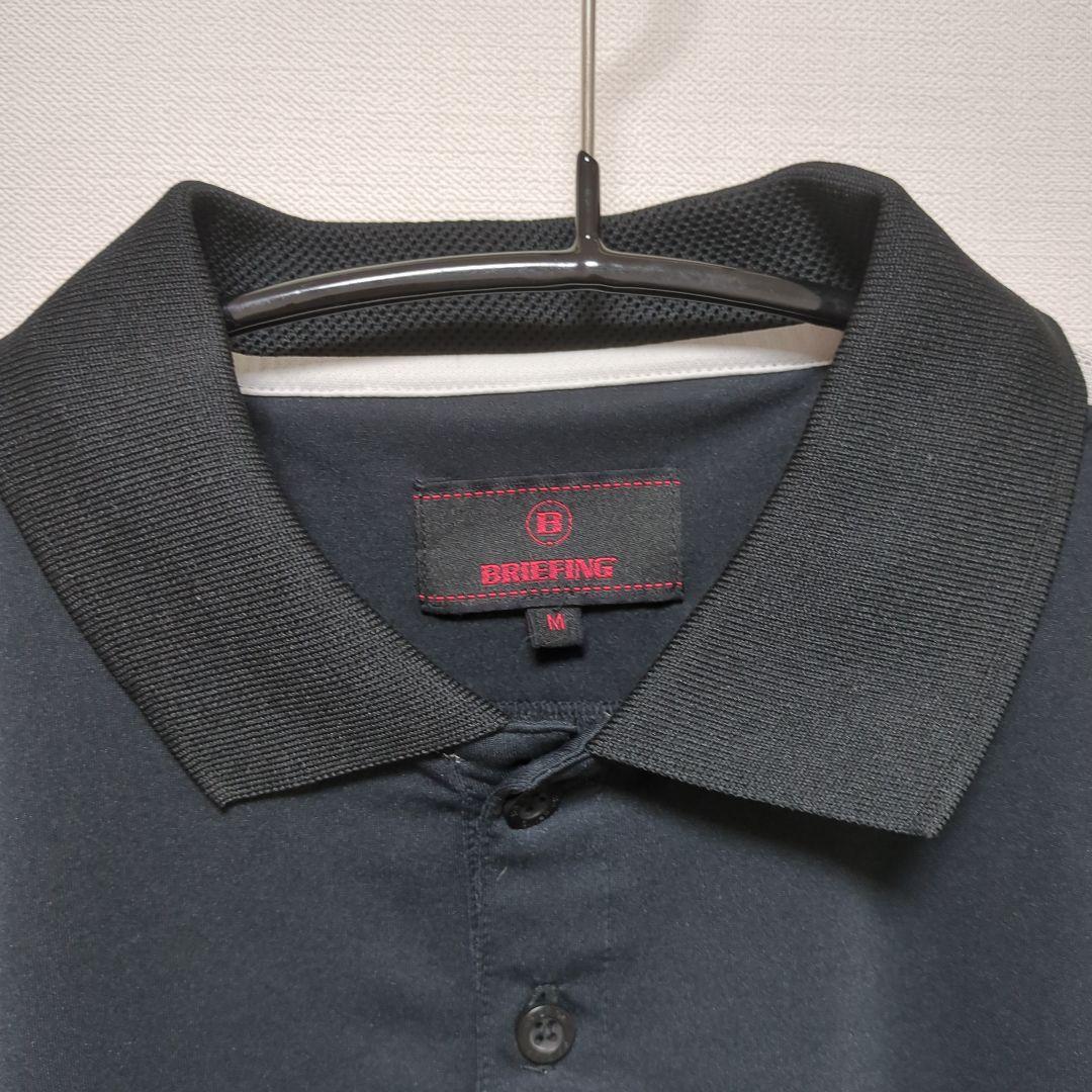 BRIEFING ブリーフィング 半袖 ポロシャツ メンズ ブラック