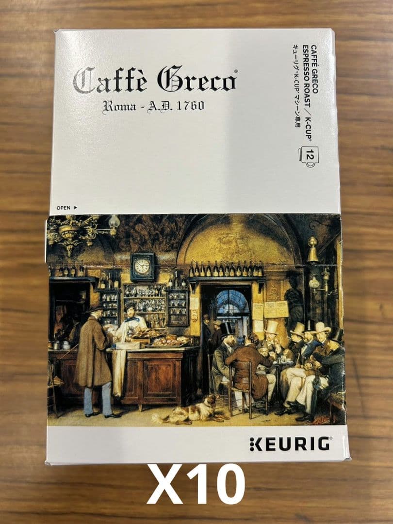 超お得商品～キューリグkカップカフェグレコエスプレッソロースト10箱セット
