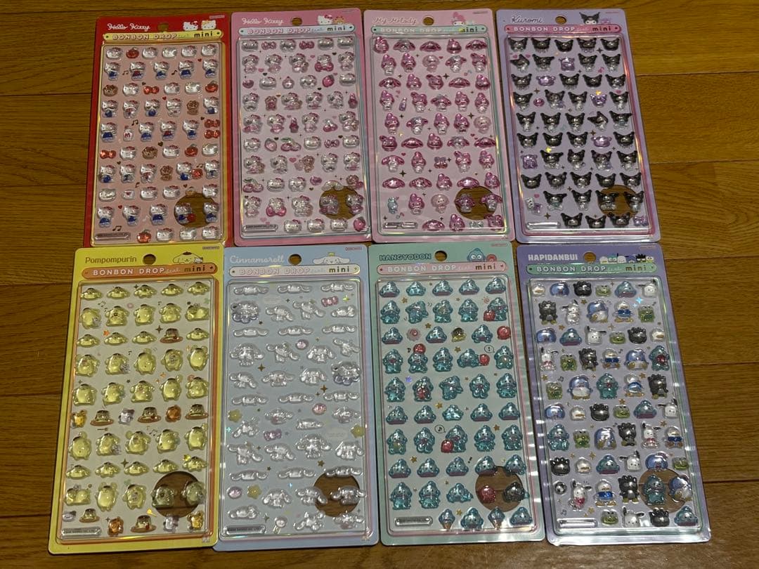 【ボンドロ含む49点まとめ売り】サンリオシール類まとめ売り※1.2枚目が全体写真