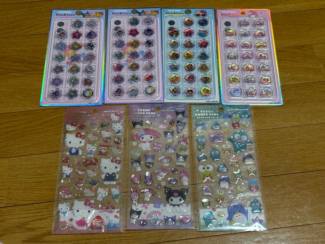 【ボンドロ含む49点まとめ売り】サンリオシール類まとめ売り※1.2枚目が全体写真
