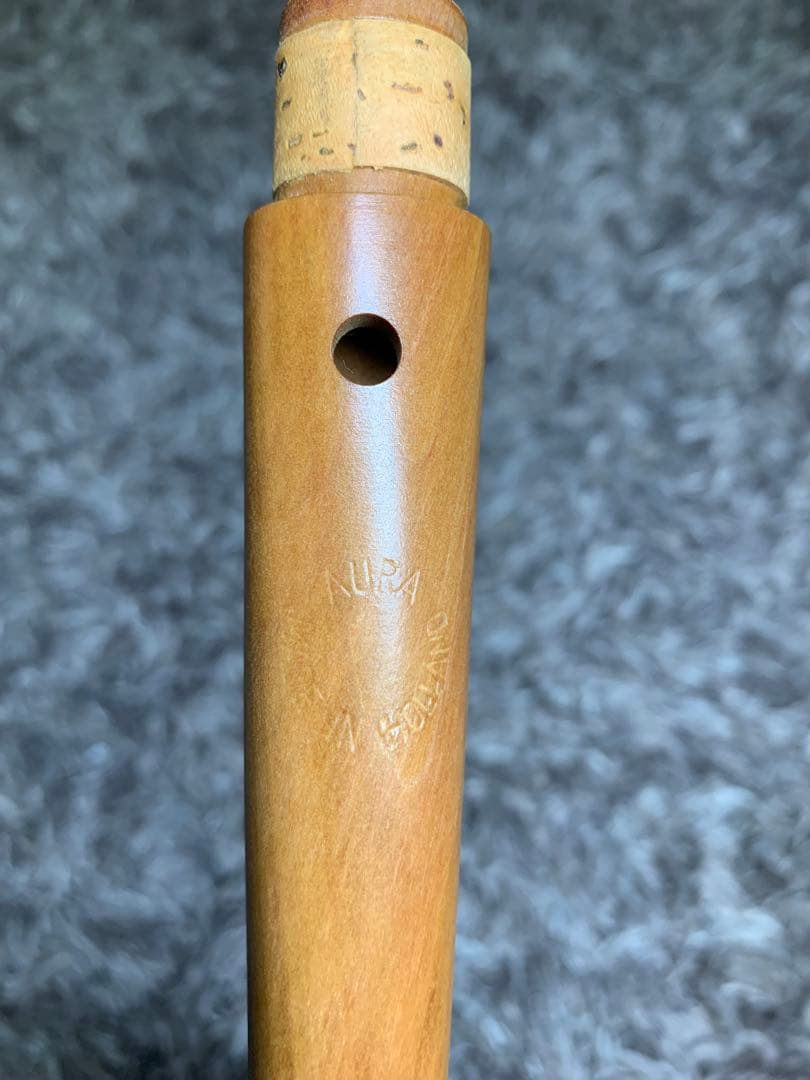 AURA ソプラノリコーダー　美品　木製　ケース・付属品付き　オランダ製　S1K