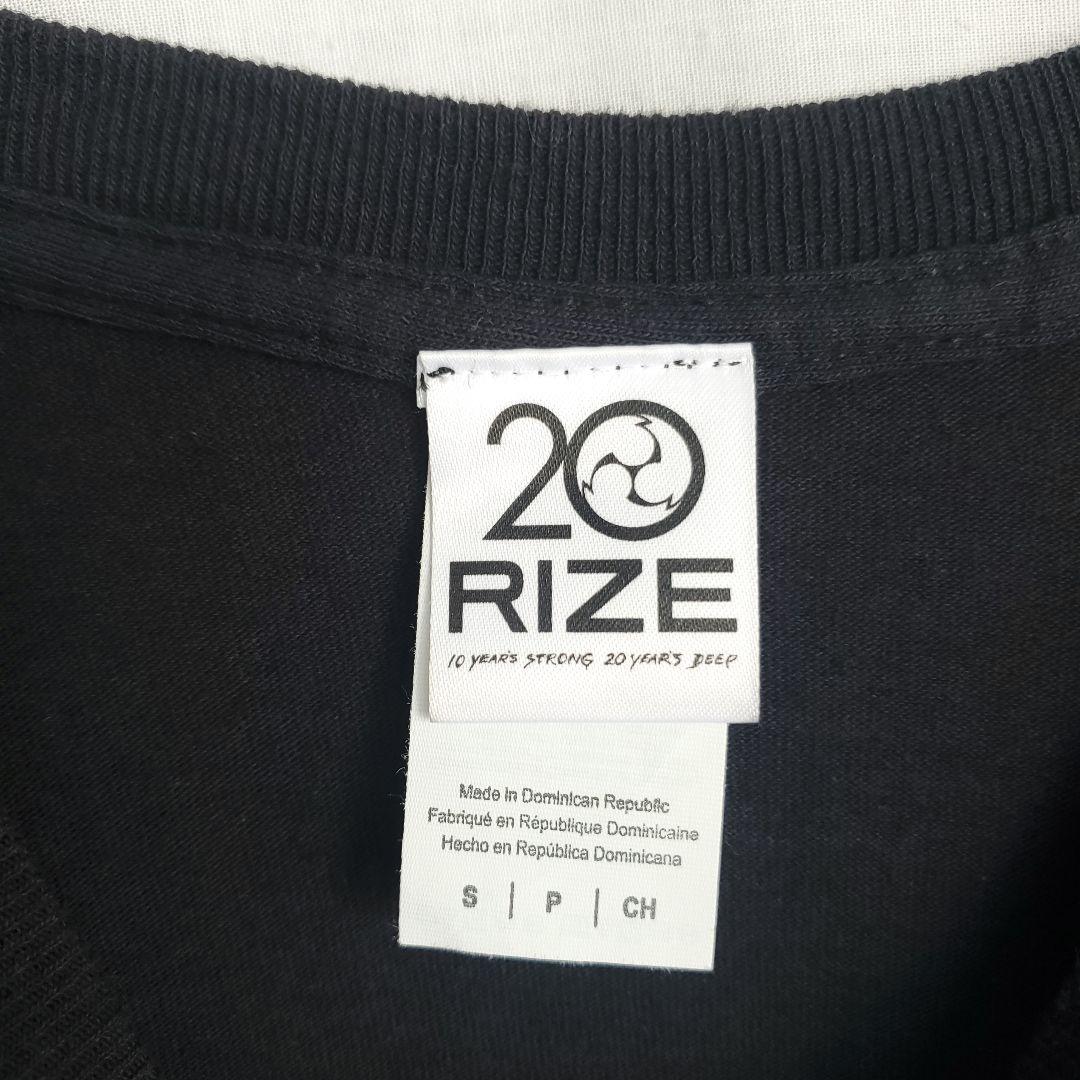 RIZE 雷図 ロック 20周年記念ツアーT バンドT 黒 バンt ブラック
