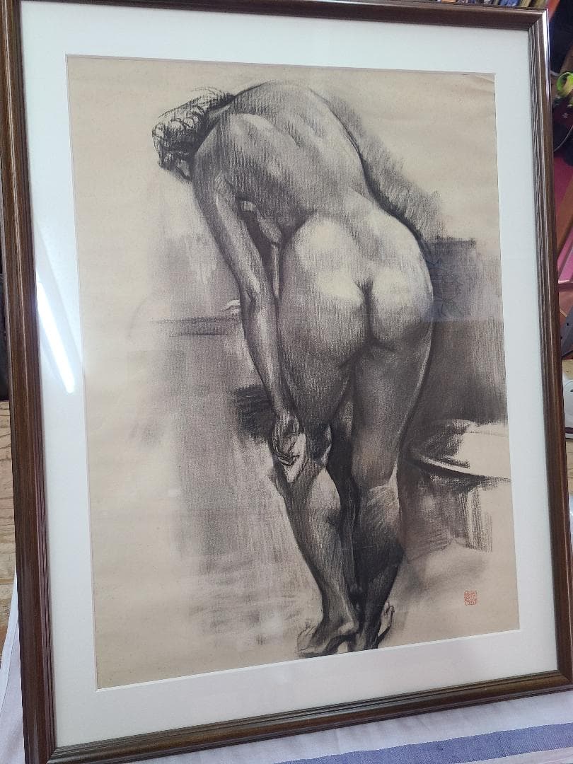 山岸正巳 パステル画