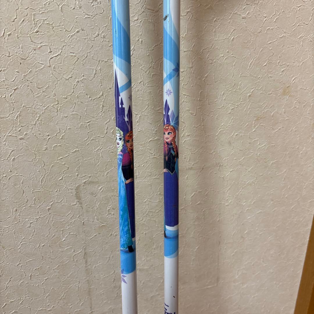 子供用 スキー板90cm ストック75cm