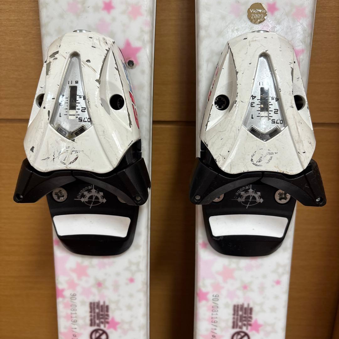 子供用 スキー板90cm ストック75cm