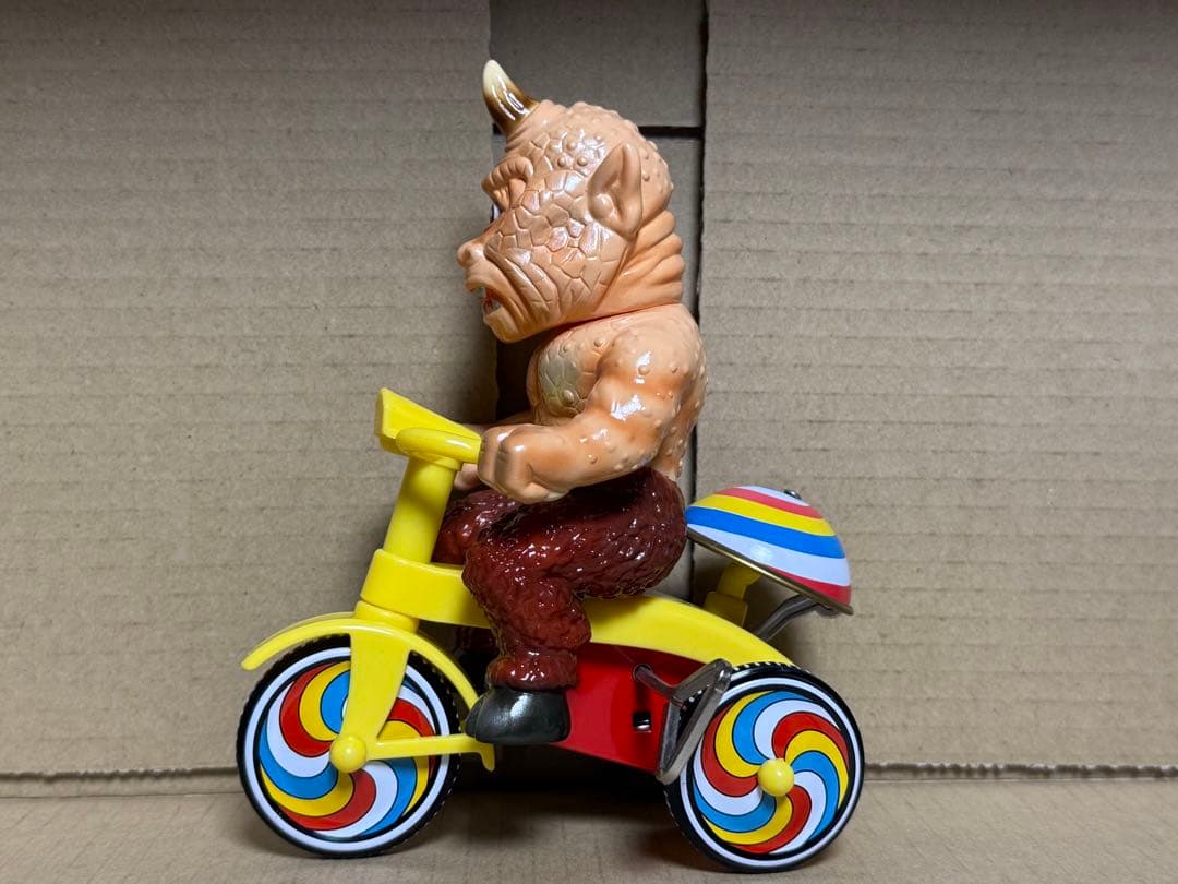 M1号 ISH サイクロプス 三輪車 ソフビ フィギュア ブルマァク マルサン