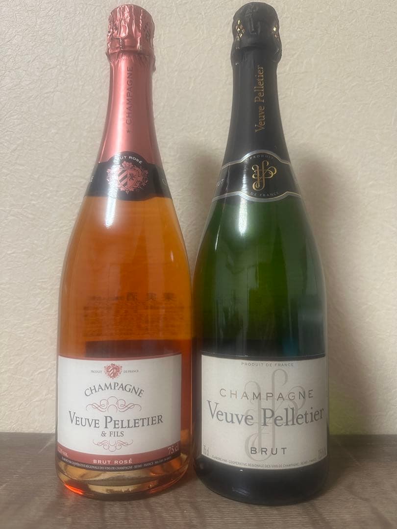 ヴーヴ・ペレティエ ブリュット・ロゼ & ブリュット 750ml セット