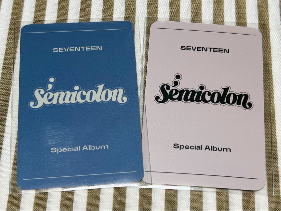SEVENTEEN THE8 ミンハオ セミコロン ヨントン トレカ 2枚セット