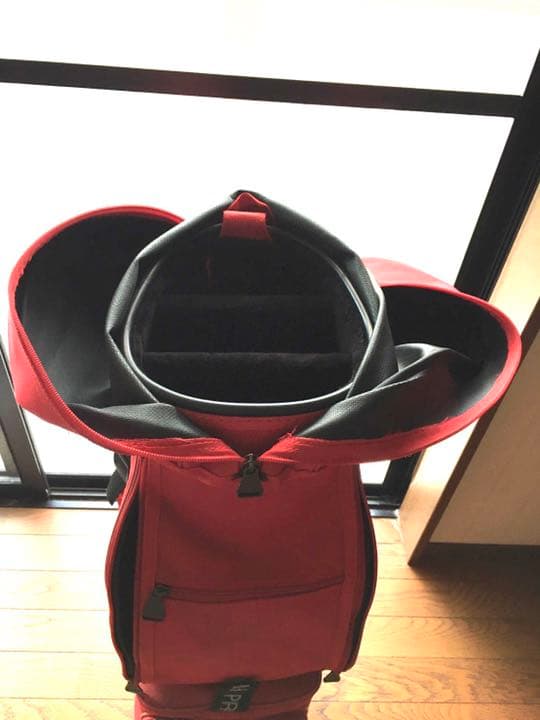 ゴルフバッグ ボール付き 赤