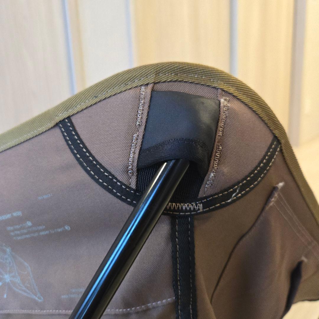 Helinox スイベルチェア ブラウン 収納バッグ付き