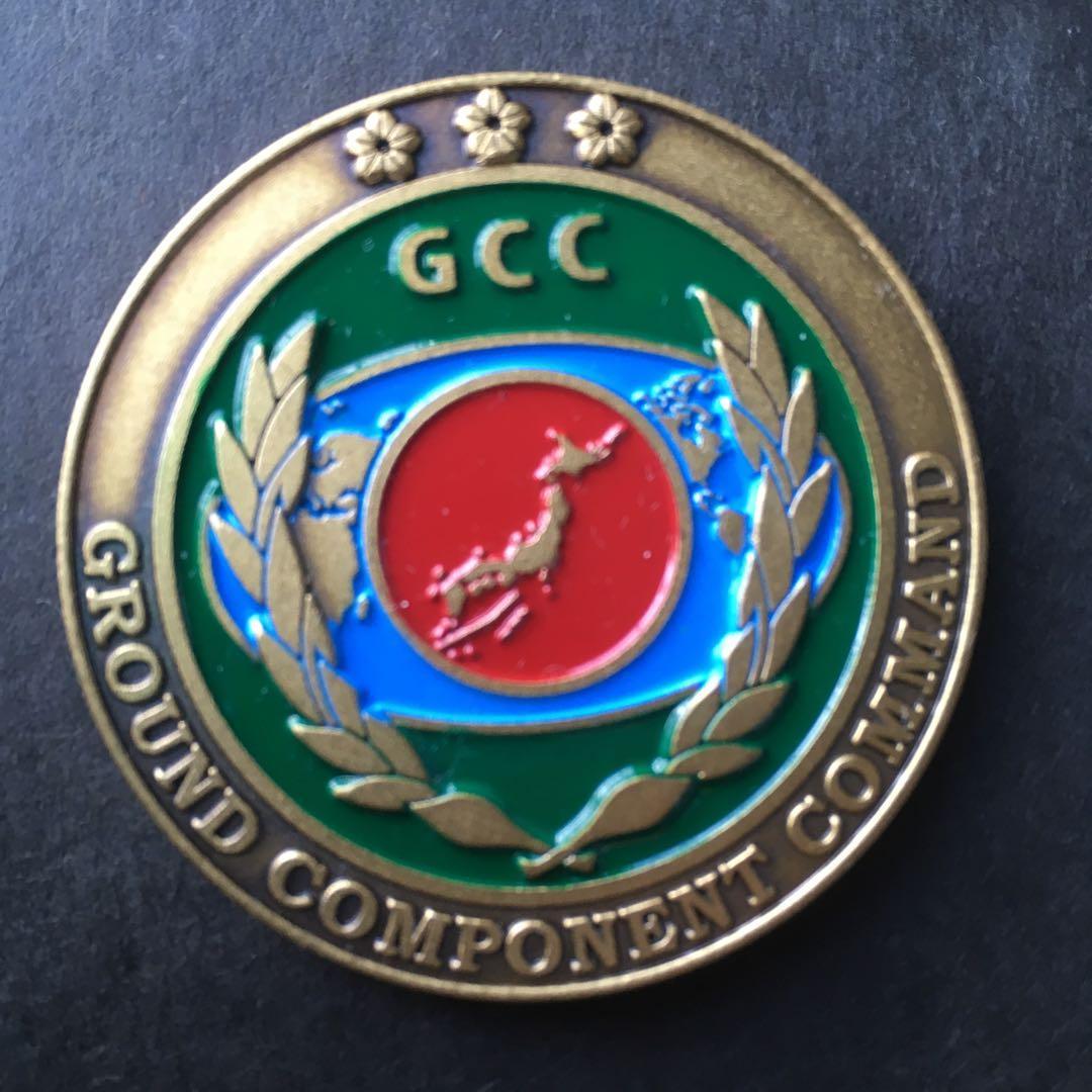 チャレンジ 直径約4.5cm 陸上総隊幕僚長 プラスチックケース入り