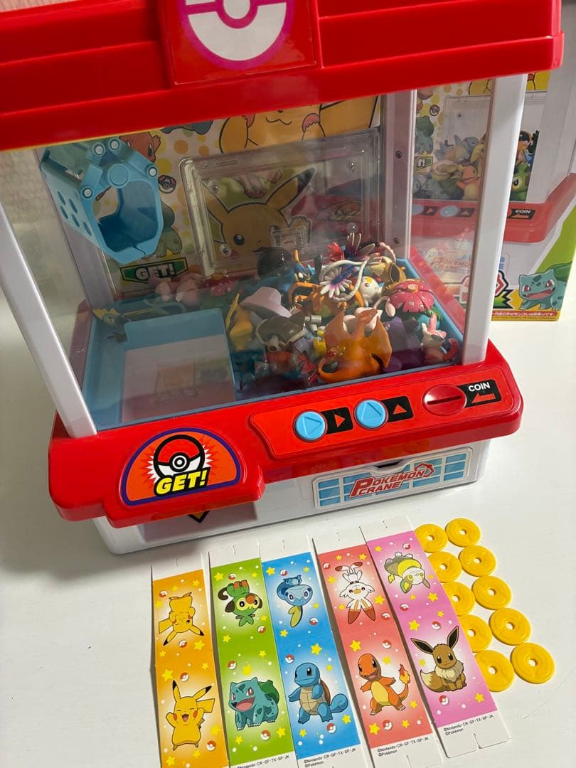 ポケモン クレーンゲーム おもちゃ モンコレフィギュア付き　電池付き