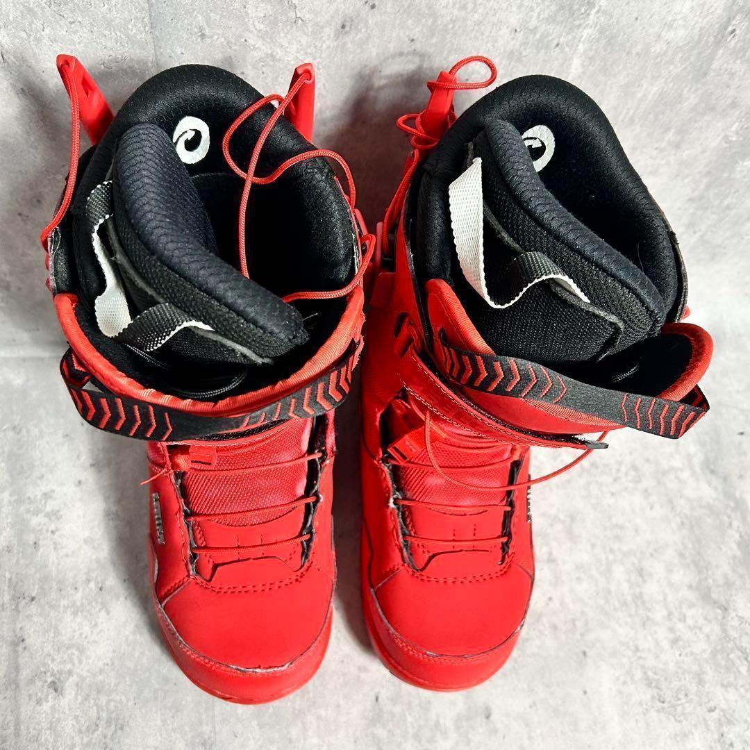 ディーラックス ID スノーボード ブーツ 23.5cm レディース スノボ 赤