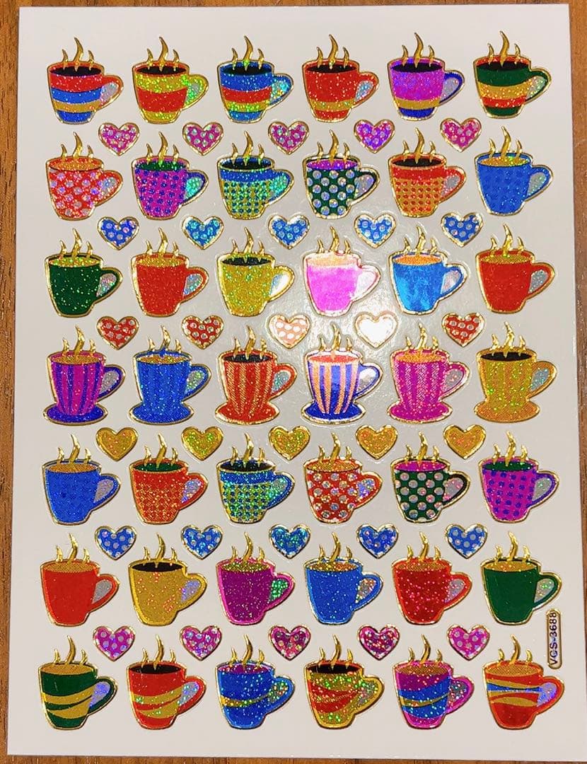 キラキラシール★早い者勝ちレトロレア車ヒスミニデッドベアレコードラブピース