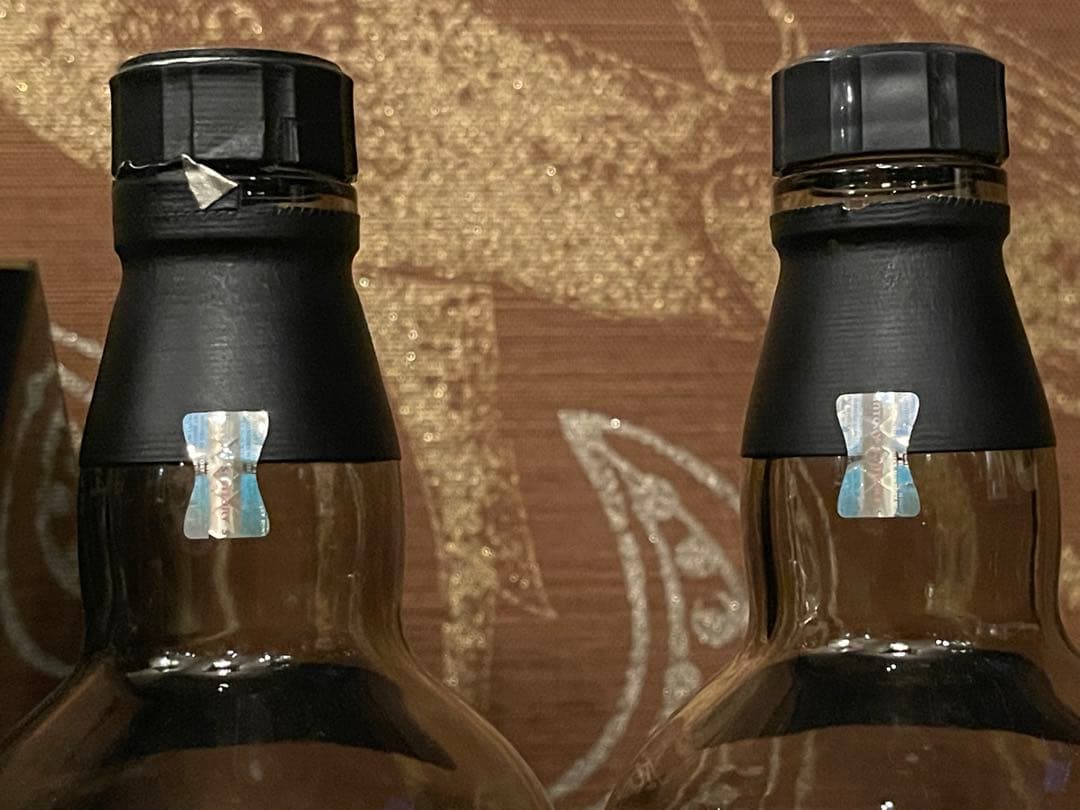 山崎 18年 シングルモルトウイスキー 空瓶(未洗浄）箱あり　2本セット