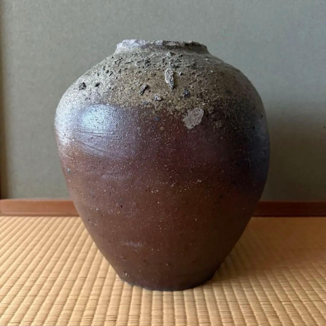 古丹波 壺 鎌倉時代 室町時代 備丹 窯印 古備前 古越前 古信楽 古美術 骨董